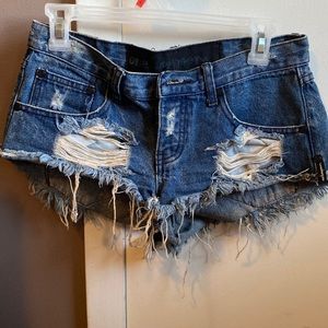 ONE TEASPOON denim shorts